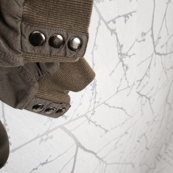 Elevenses Army Green Pleated Front Utility Jogger Pants - Picture 5 of 8